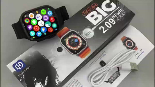 T900 Ultra Smart Watch Infinite Display 49MM Dial Size Built in Games Bluetooth Calling Crown Working