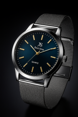 BestTime Royal Blue Mesh Quartz Watch