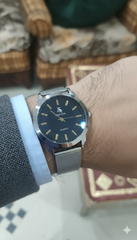 BestTime Royal Blue Mesh Quartz Watch