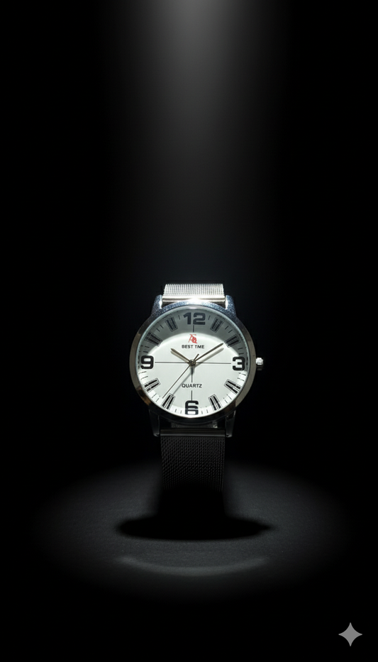 BestTime Classic Mesh Quartz Watch