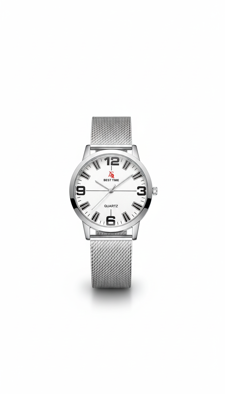 BestTime Classic Mesh Quartz Watch