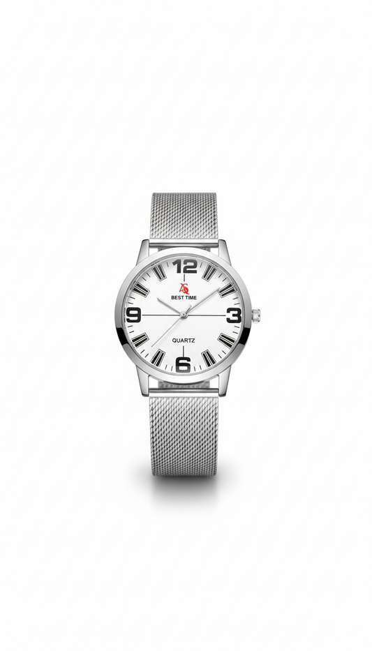 BestTime Classic Mesh Quartz Watch